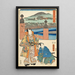 Kyoto la Fin - Utagawa Kunisada Toyokuni III — oprawiony obraz na ścianie