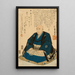 portretowy pamiątkowy Hiroshige - Utagawa Kunisada Toyokuni III — oprawiony obraz na ścianie