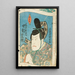 Aktor z Osaki Nakamura Shikan w roli Daimyo Fujiwara no Tokihira - Utagawa Kunisada Toyokuni III — oprawiony obraz na ścianie