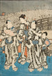 Letnie święto w Edo - Utagawa Kunisada Toyokuni III — widok dzieła