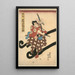 Aktor Ichikawa Danjūrō w roli Matsumaru - Utagawa Kunisada Toyokuni III — oprawiony obraz na ścianie