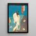Aktora Kataoka Nizaemon w roli Ōboshi Yuranosuke, dowódcy 47 rōnin - Utagawa Kunisada Toyokuni III — oprawiony obraz na ścianie
