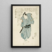 Aktor Mimasu Gennosuke w roli Genshichi, sprzedawcy tytoniu - Utagawa Kunisada Toyokuni III — oprawiony obraz na ścianie