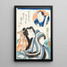 Aktor Nakamura Fukusuke I w Hanaregoma no Chūkichi w sztuce Futatsu chōchō kuruwa nikki - Utagawa Kunisada Toyokuni III — oprawiony obraz na ścianie