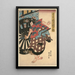 Aktor Onoe Kikugorō w roli Sakuramaru - Utagawa Kunisada Toyokuni III — oprawiony obraz na ścianie