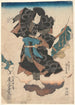 Aktor Onoe Tamizō w roli Tenjiku Tokubei - Utagawa Kunisada Toyokuni III — widok dzieła