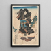 Aktor Onoe Tamizō w roli Tenjiku Tokubei - Utagawa Kunisada Toyokuni III — oprawiony obraz na ścianie