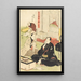 Aktorów Sawamura Sōjurō i Arashi Shincha - Utagawa Kunisada Toyokuni III — oprawiony obraz na ścianie