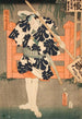 Le héros Danshichi Kurobei dans Natsu Matsuri Naniwa Kagami - Utagawa Kunisada Toyokuni III — widok dzieła