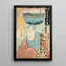 Restauracja Kiyomizur L'acteur Ichikawa Danjr VIII w Kiyomizu Seigen - Utagawa Kunisada Toyokuni III — oprawiony obraz na ścianie