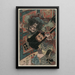 Les contes militaires de Han et Chu Fan Kuai de Han - Utagawa Kunisada Toyokuni III — oprawiony obraz na ścianie