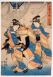 Le septième mois - Utagawa Kunisada Toyokuni III — widok dzieła