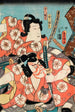 Toneri Umemaru i Toneri Sakuramaru z dzieła Sugawara Denj Tenarai Kagami - Utagawa Kunisada Toyokuni III — widok dzieła
