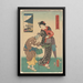 Dwie kobiety Młodość i starość - Utagawa Kunisada Toyokuni III — oprawiony obraz na ścianie