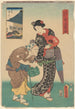Dwie kobiety Młodość i starość - Utagawa Kunisada Toyokuni III — widok dzieła