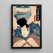 Widok z górnej kondygnacji restauracji Aoyagi Ono no Michikaze - Utagawa Kunisada Toyokuni III — oprawiony obraz na ścianie