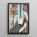 Kurczak Tsunagor - Utagawa Kuniyoshi — oprawiony obraz na ścianie