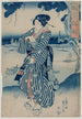 Gejsza na brzegu rzeki Sumida - Utagawa Kuniyoshi — widok dzieła