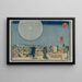Nowy Yoshiwara Shin Yoshiwara - Utagawa Kuniyoshi — oprawiony obraz na ścianie