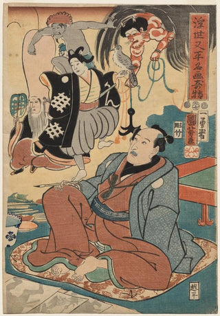 Utagawa Kuniyoshi - The Strange Occurrence of Ukiyo Matahei and his Famous Paintings.webp