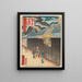 z oprawionym pinem w Osace - Utagawa Yoshitaki — oprawiony obraz na ścianie