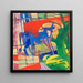 Niebieska krowa - Franz Marc — oprawiony obraz na ścianie