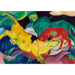 Reprodukcja obrazu Krów, czerwony, zielony, żółty - Franz Marc