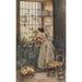 Reprodukcja obrazu Valencienne à la grille - Joaquín Sorolla