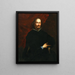 Portret dżentelmena - Valerio Castello — oprawiony obraz na ścianie