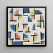 Variacja na Kompozycję XIII - Theo van Doesburg — oprawiony obraz na ścianie