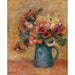 Reprodukcja obrazu Wazon z kwiatami - Pierre-Auguste Renoir