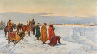 Vasili Ivanovich Pavlov - A Homage to the Monastery on the River Volga.webp