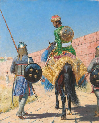 Vasily Vereshchagin - Mounted Warrior in Jaipur.webp