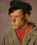 Studium głowy chłopa - Vasily Vereshchagin — widok dzieła