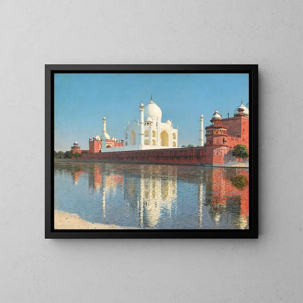 Mauzoleum Taj Mahal w Agrze - Vasily Vereshchagin — oprawiony obraz na ścianie