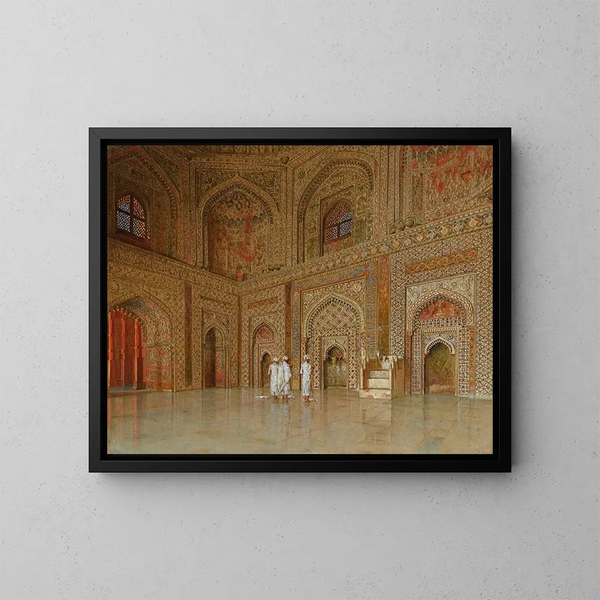 Główna meczet w Fatehpur-Sikri - Vasily Vereshchagin — oprawiony obraz na ścianie