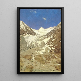Vasily Vereshchagin - The glacier on the way from Kashmir to Ladakh Study.webp