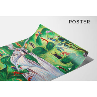 Vattenfallet - Nils Dardel | Reproduction Tableau Décoration murale affiche copie