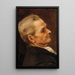 portret mężczyzny - Václav Brožík — oprawiony obraz na ścianie