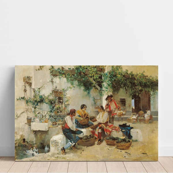Reprodukcja obrazu Sprzedaż melonów - Joaquín Sorolla
