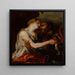 Wenus rozbrajająca Marsa - Naśladowca Anthony'ego van Dycka — oprawiony obraz na ścianie
