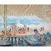 Reprodukcja obrazu werandy na plaży w Cannes (ok. 1922) - Henri Lebasque