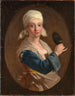 Portret dziewczynki z maską - Szkoła Veronese — widok dzieła