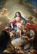 Matka Boska z Dzieciątkiem i świętymi Franciszkiem i Dominikiem - Vicente López Portaña — widok dzieła