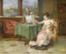 La sonata - Vicente Palmaroli y González — widok dzieła
