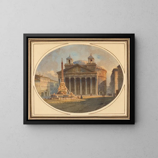 Le Panthéon - Victor Jean Nicolle — oprawiony obraz na ścianie