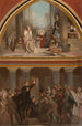 L'Enfance de Saint François de Sales Saint François de Sales głoszący heretyków z Chablais - Victor Louis Mottez — widok dzieła