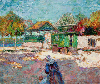 Promenada po południu - Victor Charreton — widok dzieła