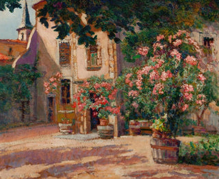 Victor Charreton - French Courtyard.webp