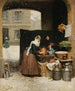 Crèmerie en hiver - Victor Gabriel Gilbert — widok dzieła